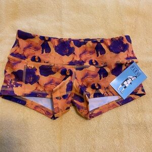 Fleo Athletic Shorts Orange and Purple
2 1/2 inch inseam